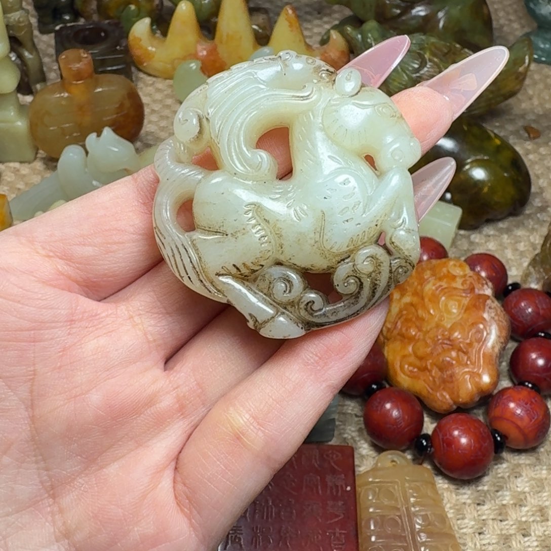 白玉菩提吊坠挂件