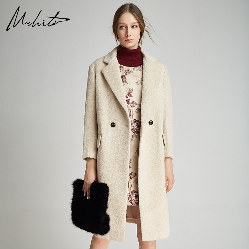 M.hiti中长款毛呢外套M4F850M