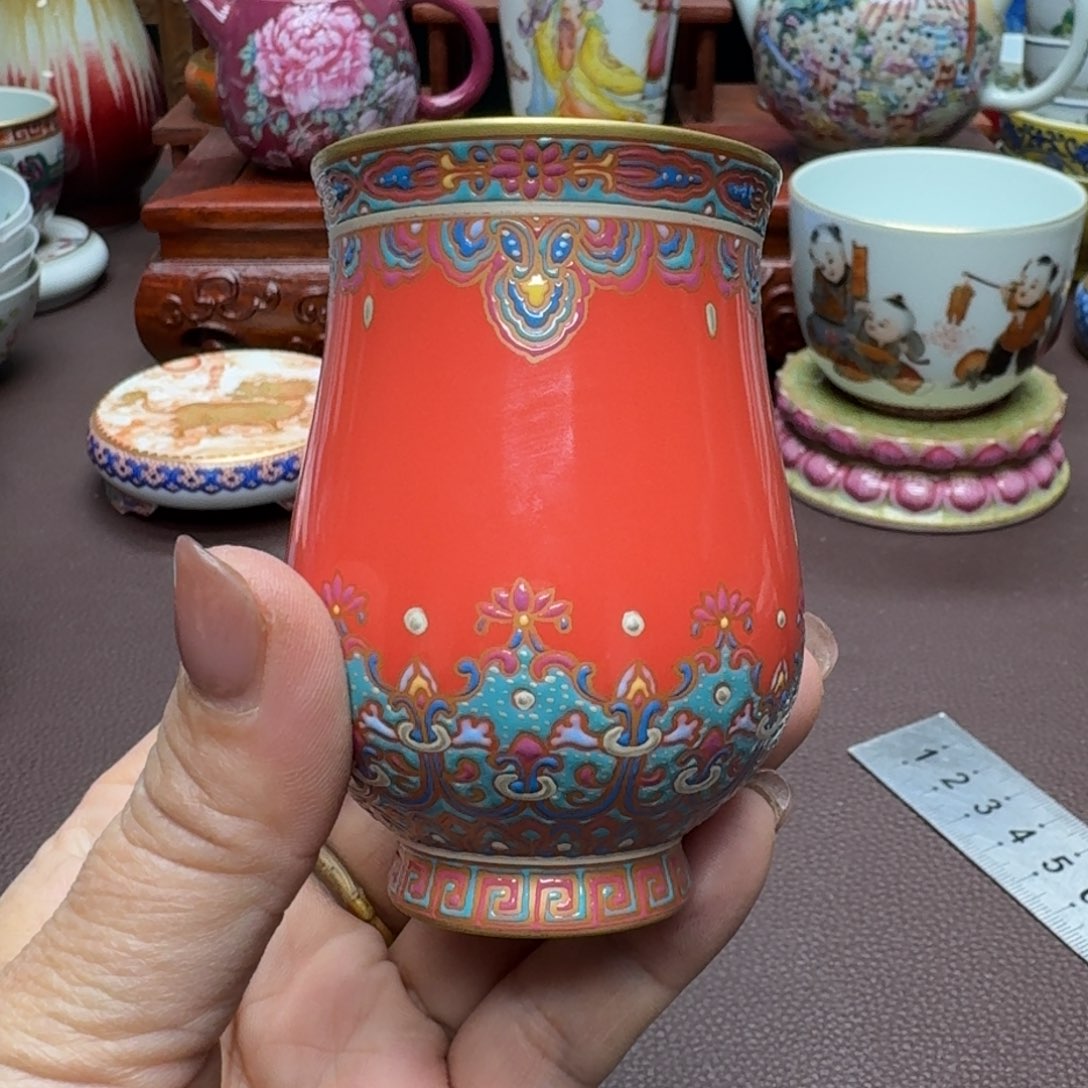 瓷片景德镇仿古手工制作精品展示