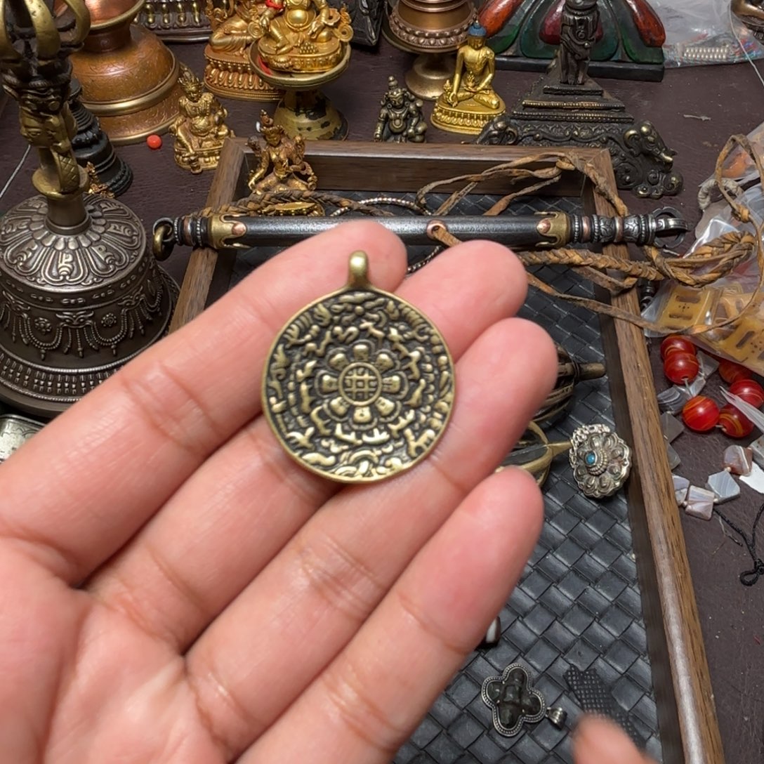 藏传吊坠项链金刚杵