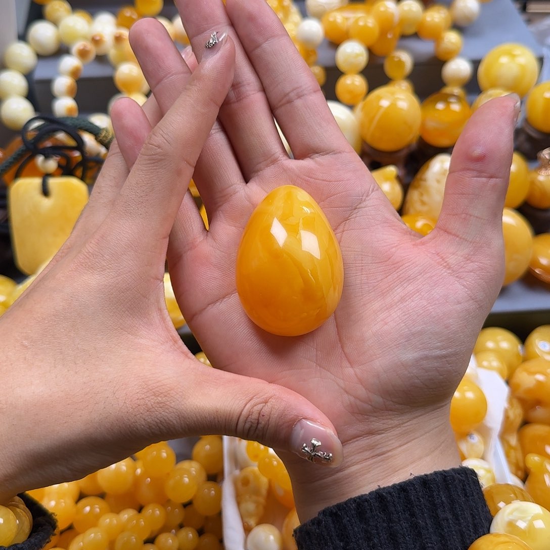 琥珀珠宝奇石未镶嵌水滴