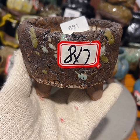 粗陶花盆手工花盆制作