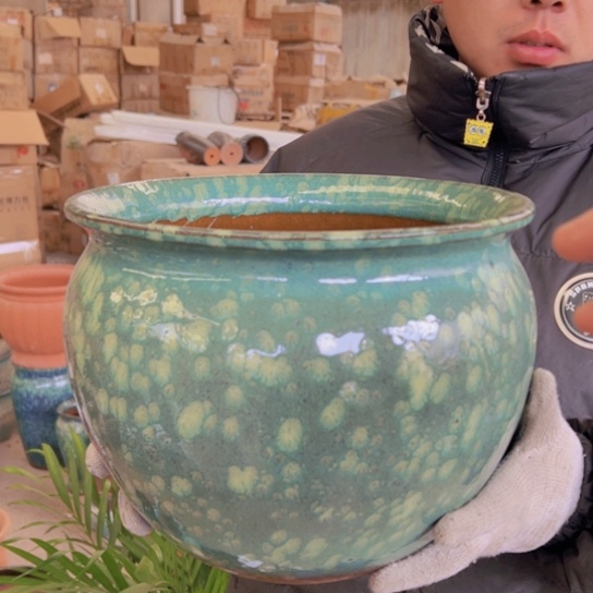 紫砂花盆高24口30————-