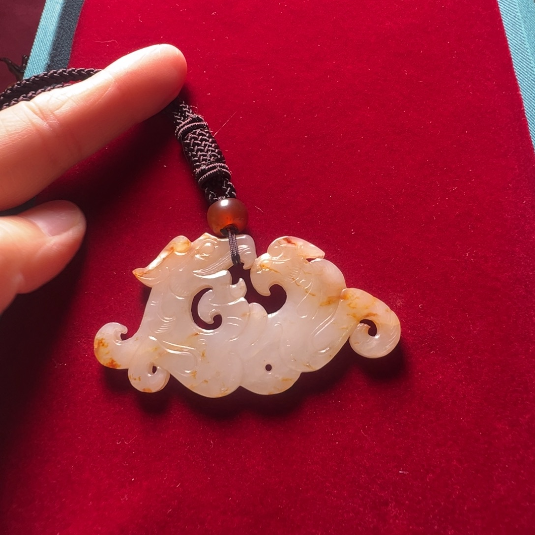 古***藏和田玉（白玉）未镶嵌挂件