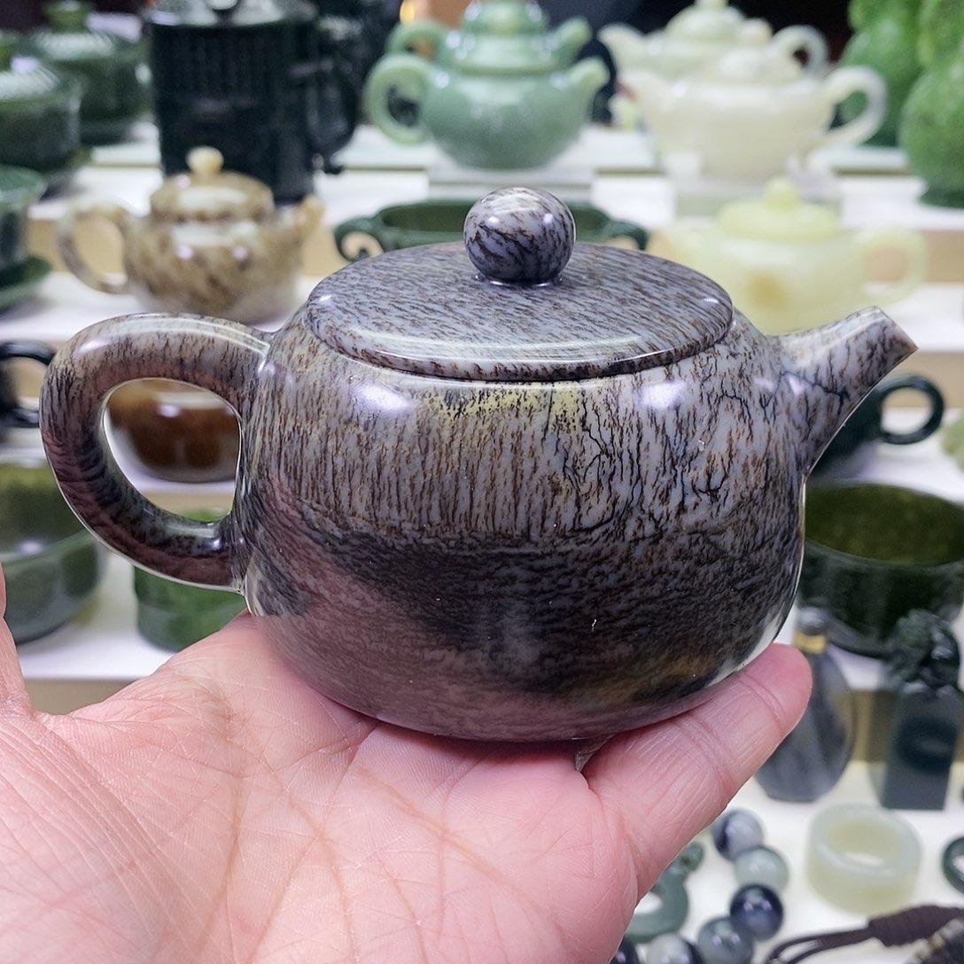 和田玉茶壶未镶嵌用****1