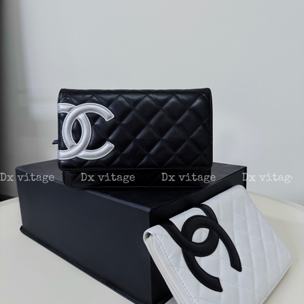 95新 Chanel/香奈儿 chanel 黑色康鹏woc斜挎包