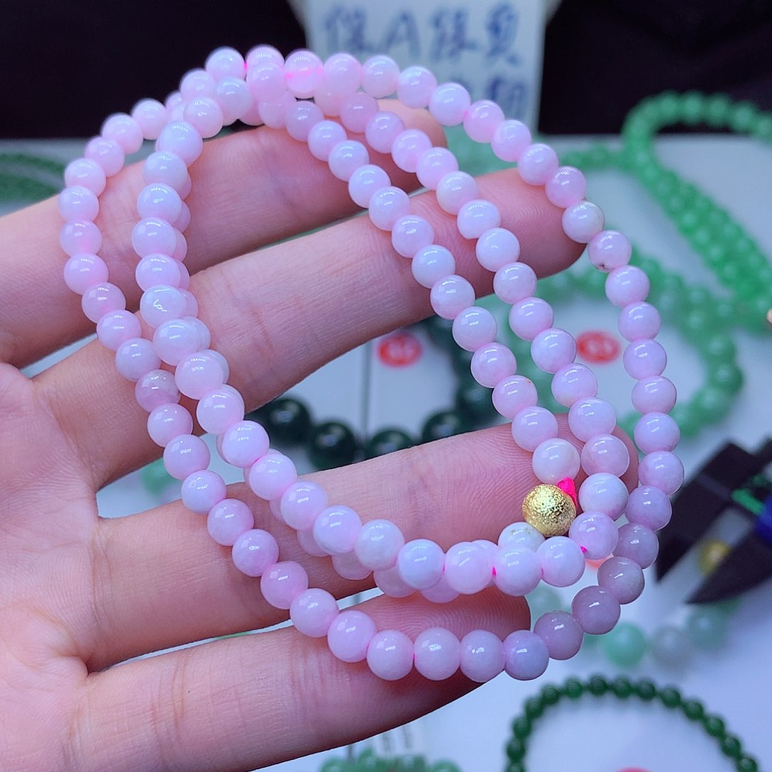 翡翠毛衣链未镶嵌