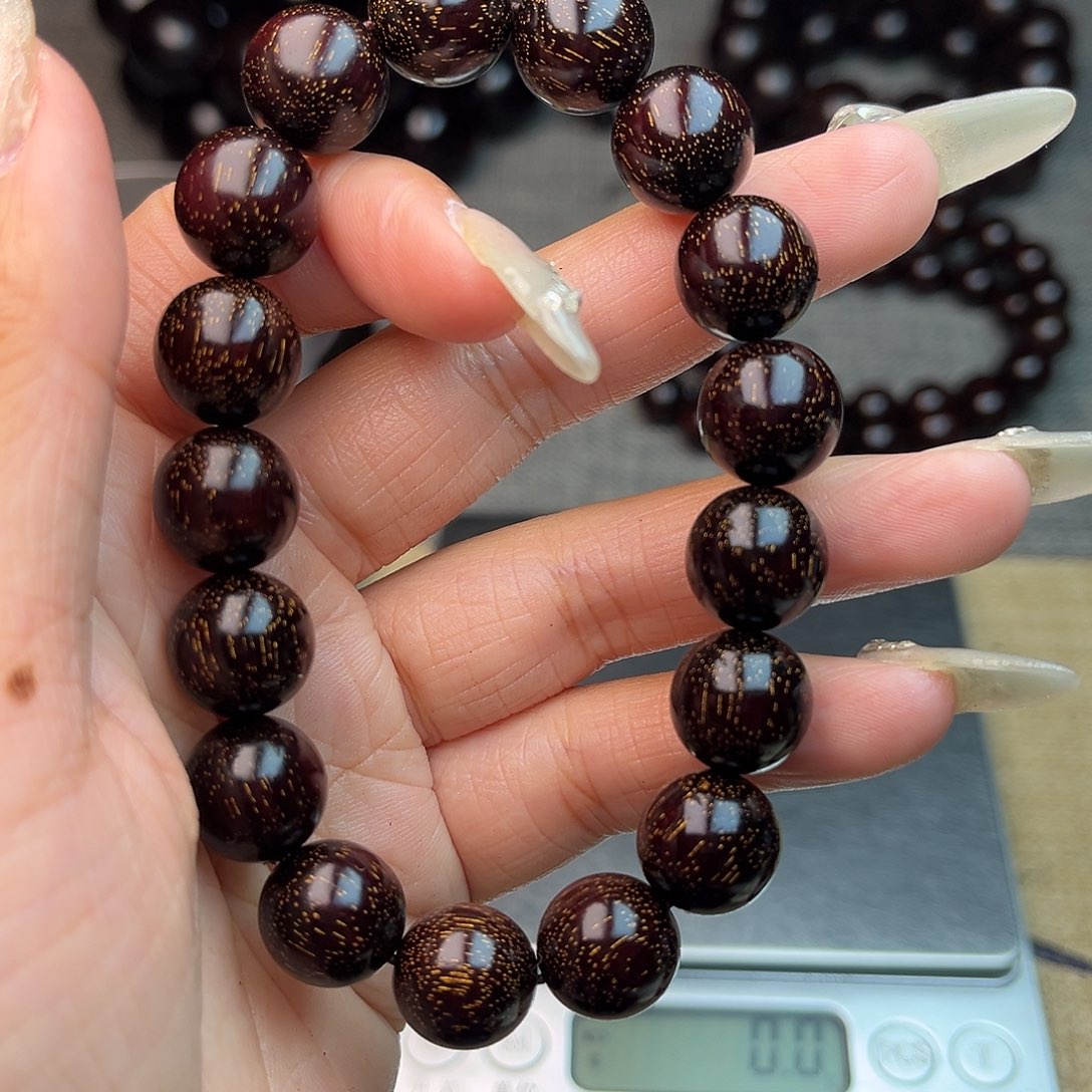 檀香紫檀（小叶紫檀）1.2单圈 爆星