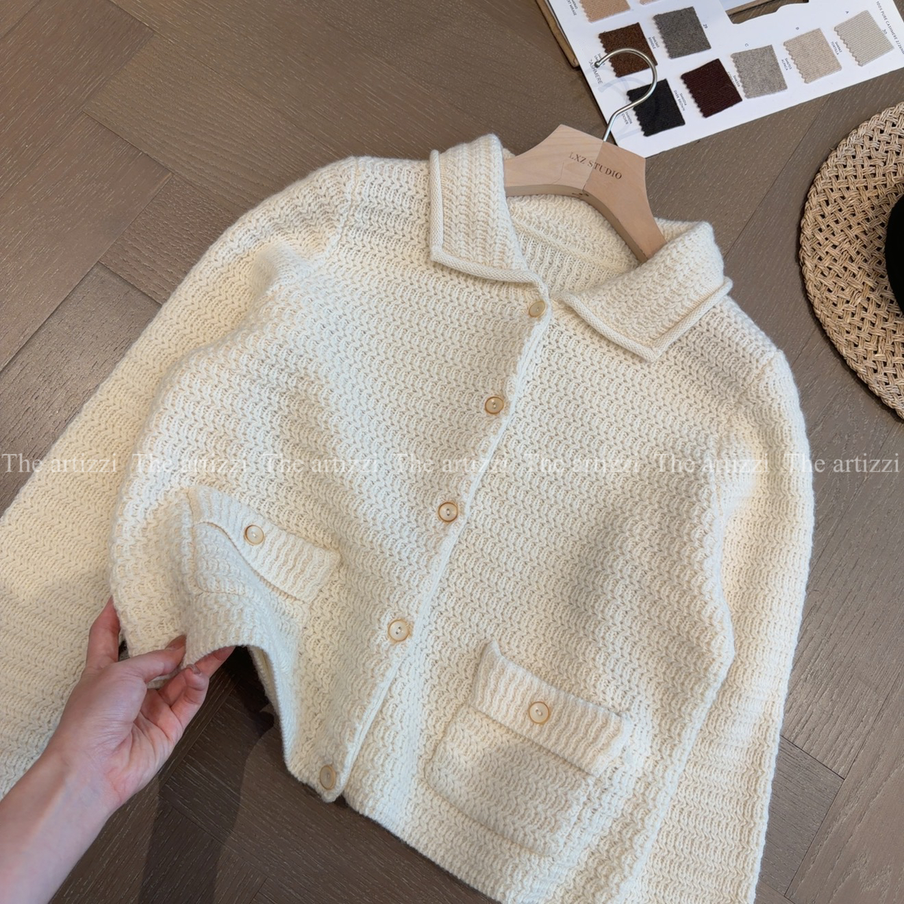 The Artizzi《德鲁纳》简约基础长袖针织开衫