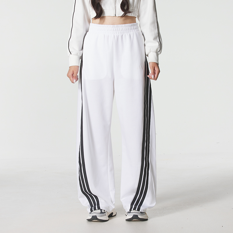 Adidas阿迪达斯针织长裤女裤2025新款户外运动裤休闲香蕉裤KF4927