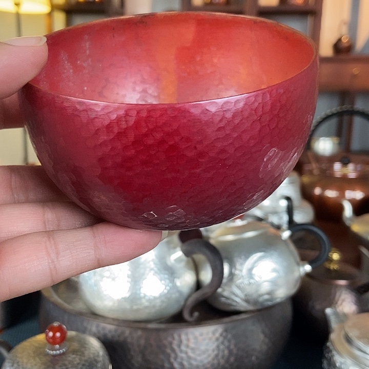 纯手工制作一铜壶的