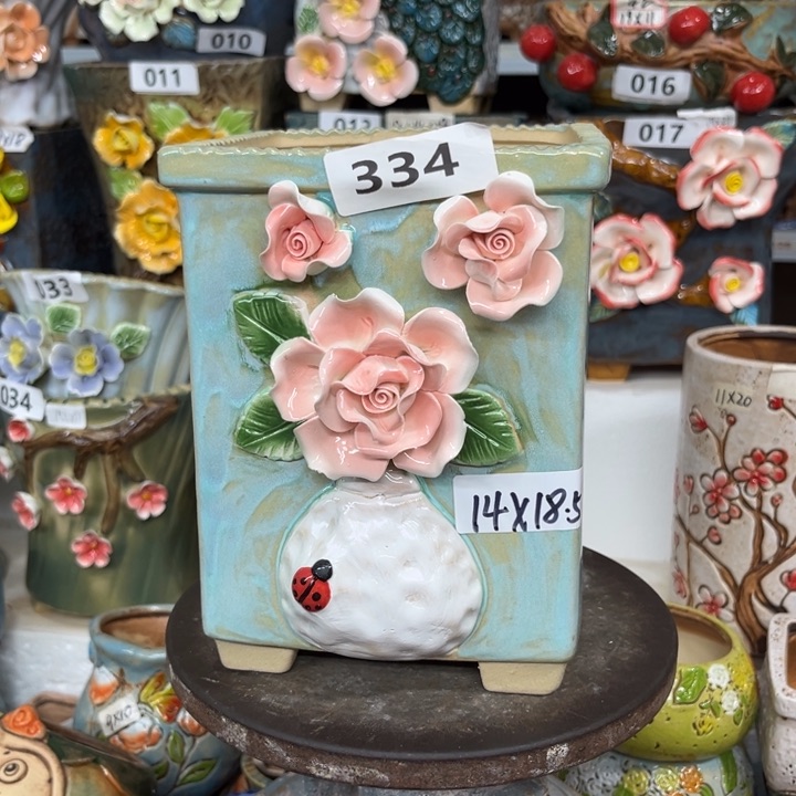 紫砂花盆粗陶材质多肉花盆