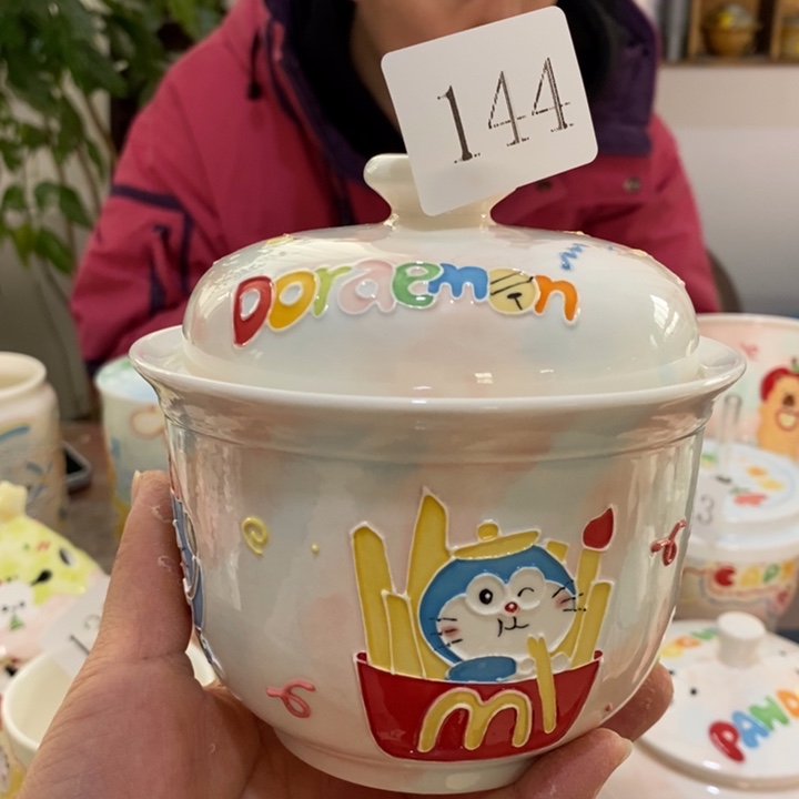 杯景德镇釉下彩手绘