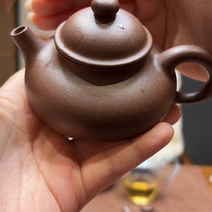 紫砂茶壶宜兴原矿千禧紫泥150