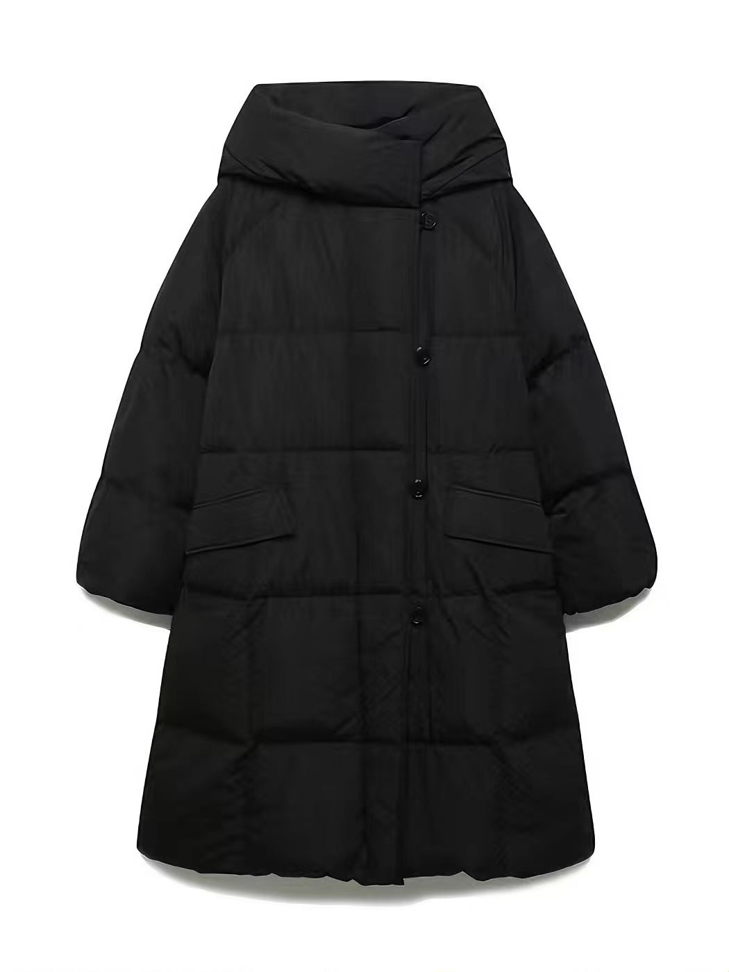 澜裳 N*ICE C*LAUP 极简轻欧风设计款式宽松休闲通勤鹅绒服 