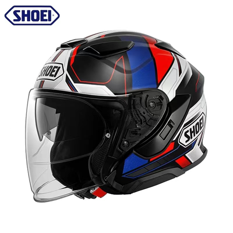 SHOEI jc3双镜片夏季通风男女通用摩托车四分之三半盔