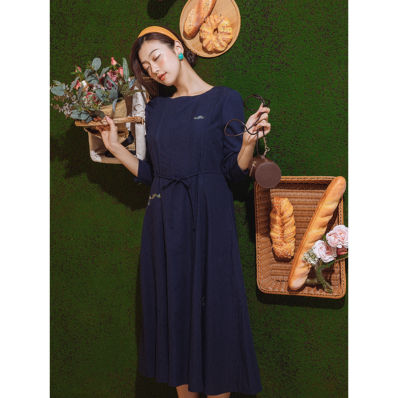 啦娜菲LANAFAY春款纯棉连衣裙1C436