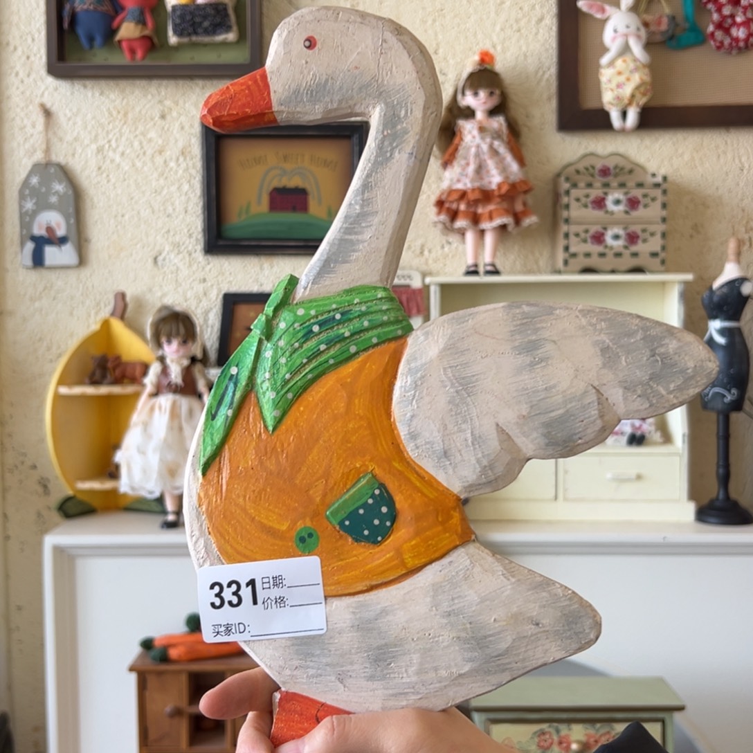 木默认微瑕外贸样品挂件摆件木雕331