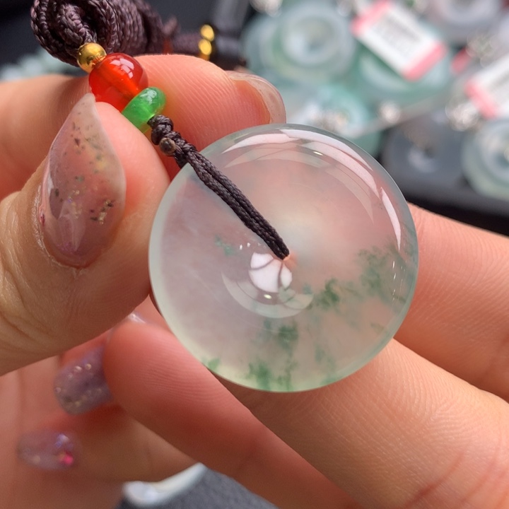 翡翠未镶嵌颈饰翡翠饰品26.6-5