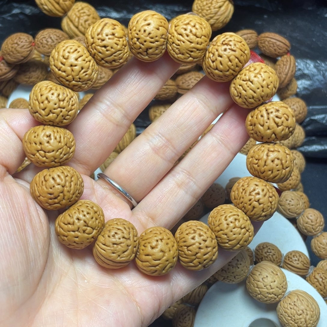 桃木桃核手串18+磨盘