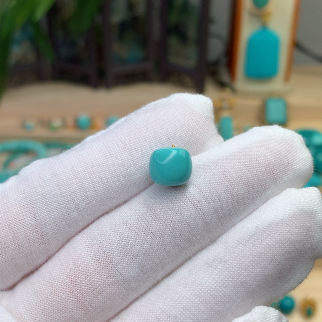 绿松石珠宝半成品未镶嵌