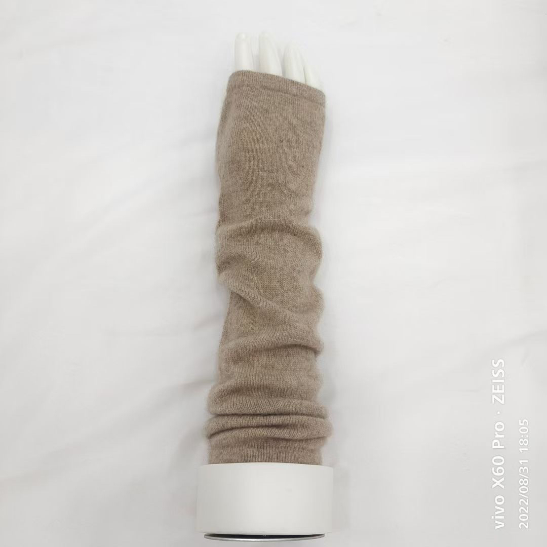 不限季节通用纯色秋冬冬天保暖韩版毛绒学生秋冬季加绒袖套ins