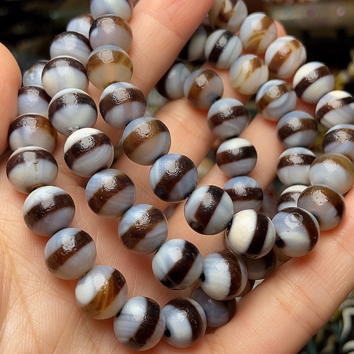 玛瑙/玉髓未镶嵌手链发一个