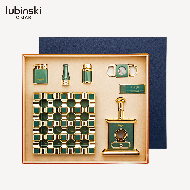 LUBINSKI 雪茄工具礼盒套装六件套 YJA-80033