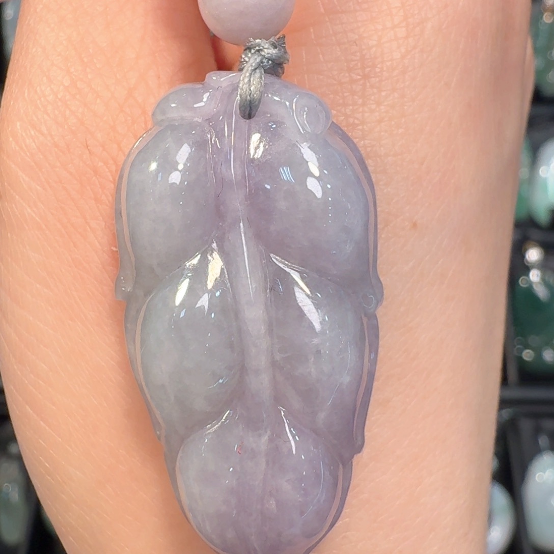 翡翠挂件未镶嵌叶子