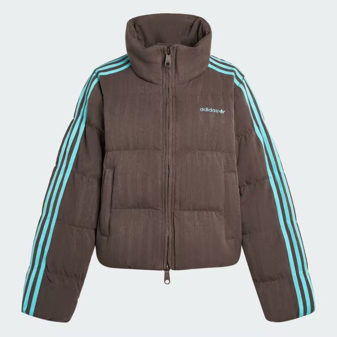 adidas/阿迪达斯2025冬新品女子时尚撞色保暖面包羽绒服 KG4909