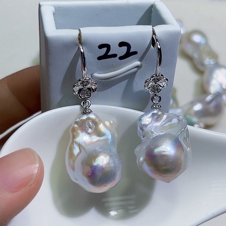 未镶嵌耳饰淡水珍珠