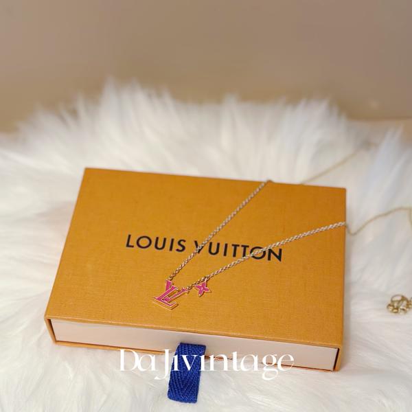 大吉中古/LV珐琅字母项链