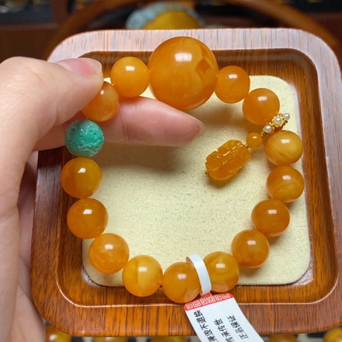 【闪购商品】蜜蜡手链未镶嵌手串
