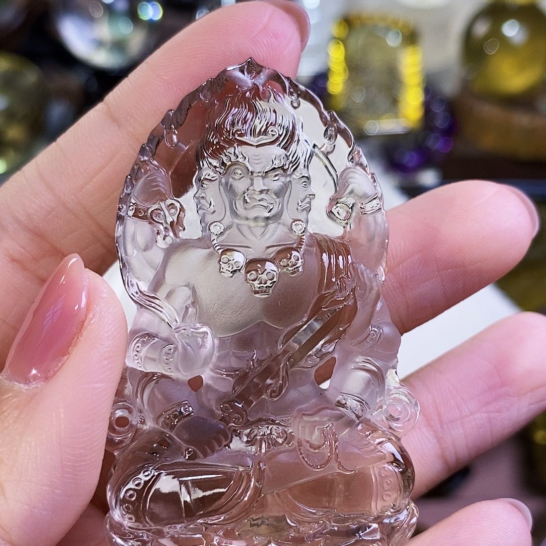 水晶天然水晶吊坠漂亮未镶嵌M****Y