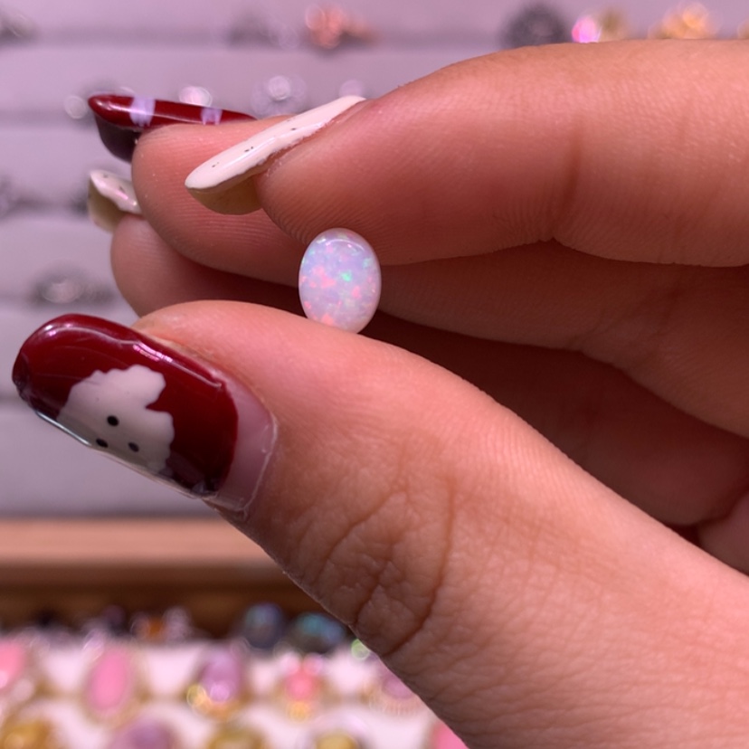 【闪购商品】欧泊裸石定制银S925镶嵌雾*