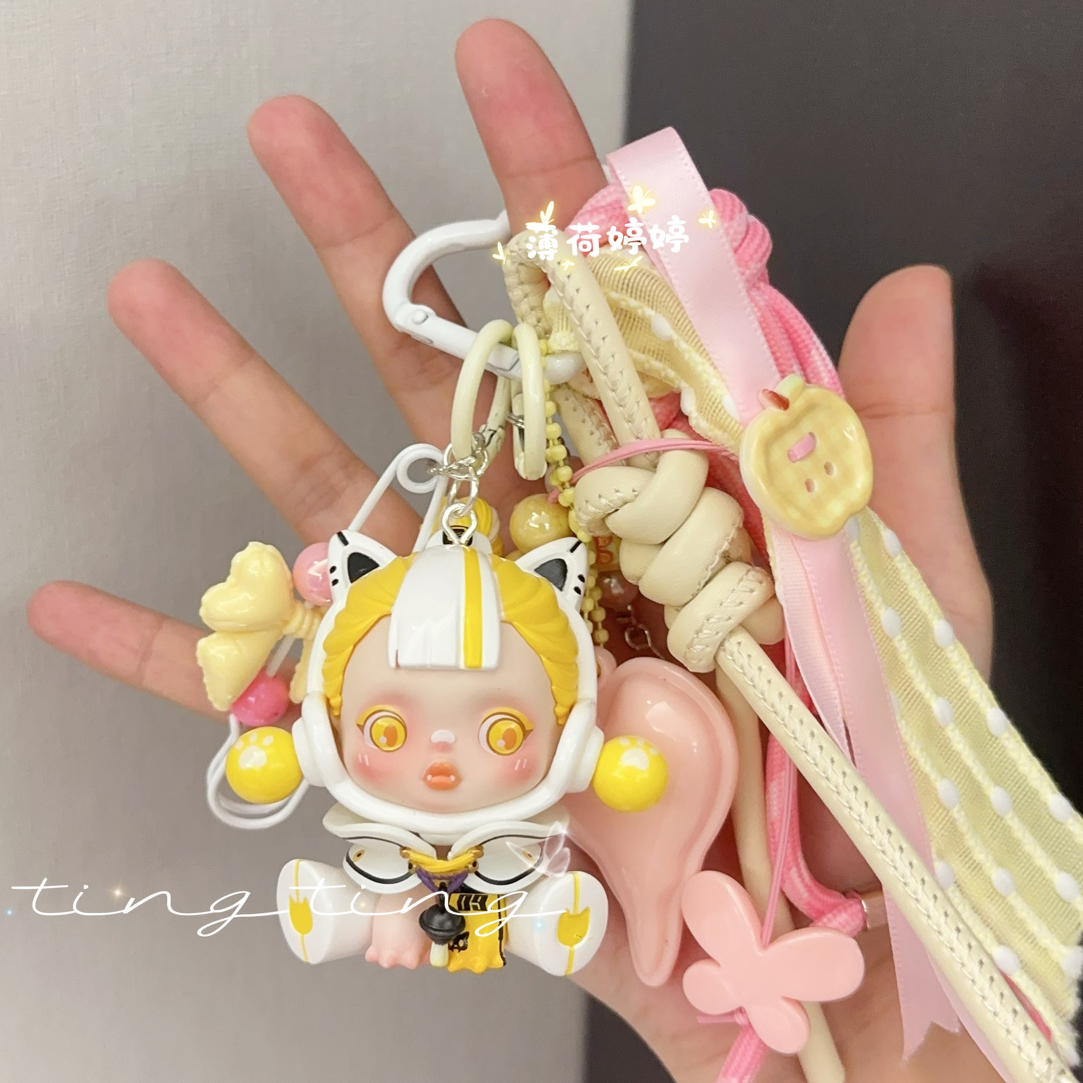 Pop盲盒sp包挂钥匙扣挂件简约风