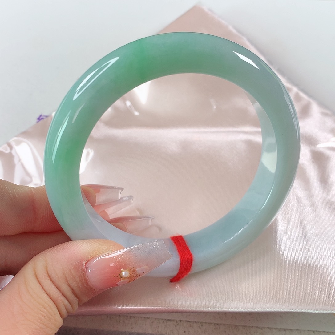 翡翠手镯未镶嵌60+圈口 ①②⑥