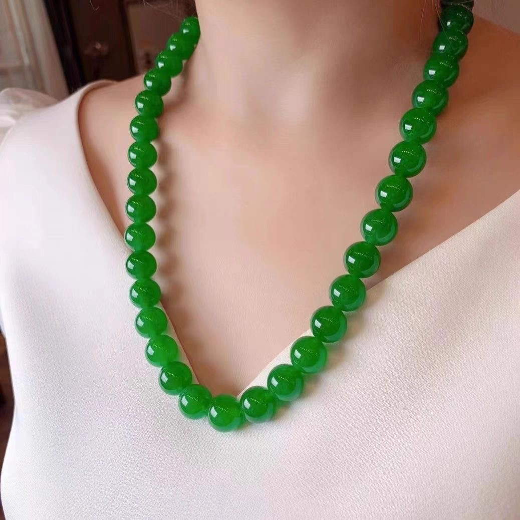 天然缅甸翡翠A货项链手链定制