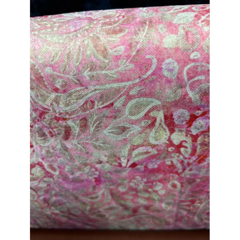 朦胧花 链接 布头 高清数码印花