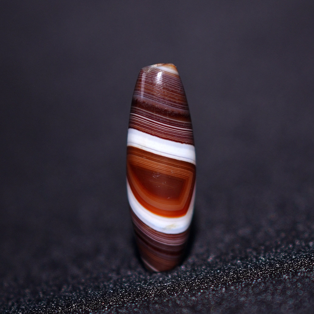 天然咖色系佛眼缠丝玛瑙手工珠