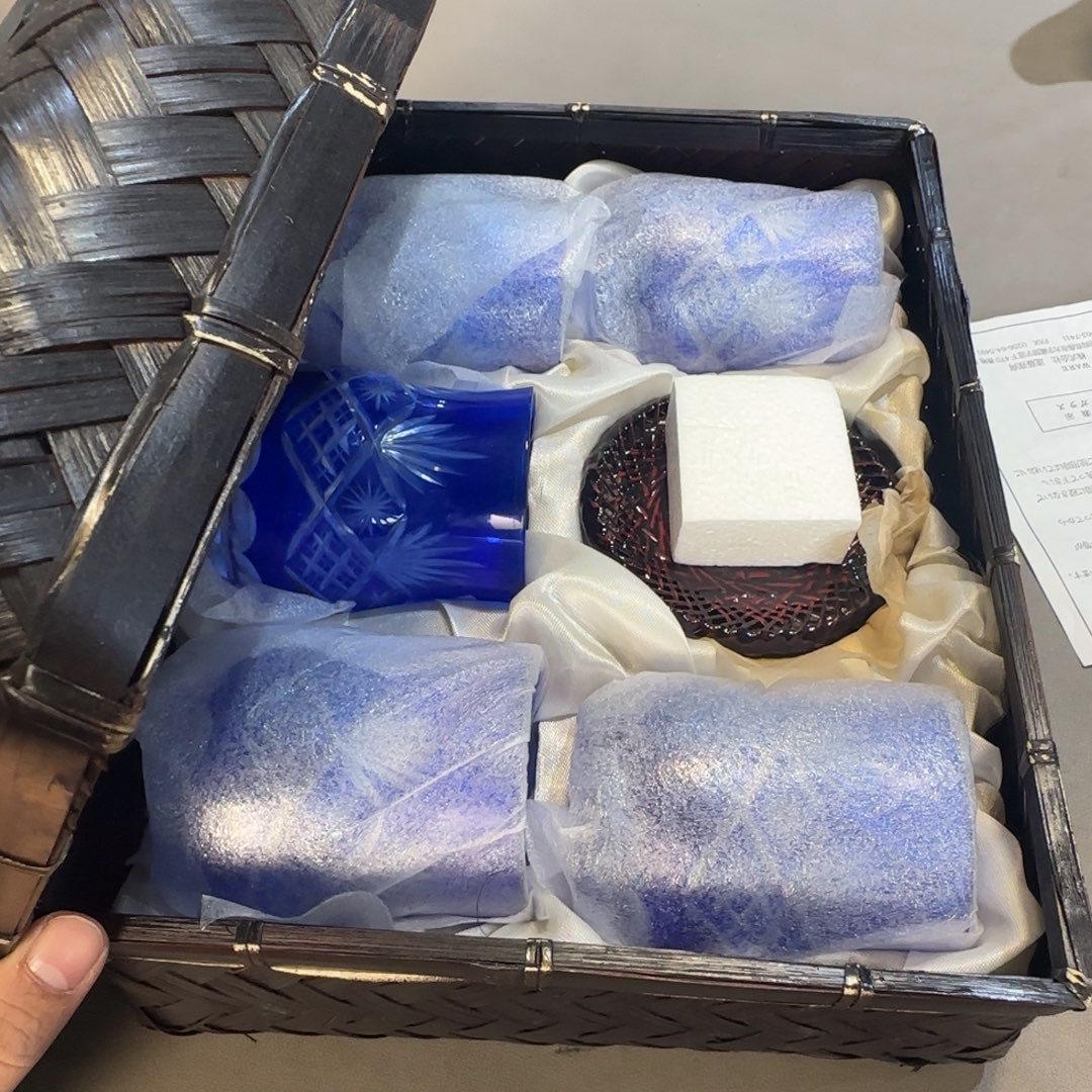 玻璃中古美术装饰工艺品