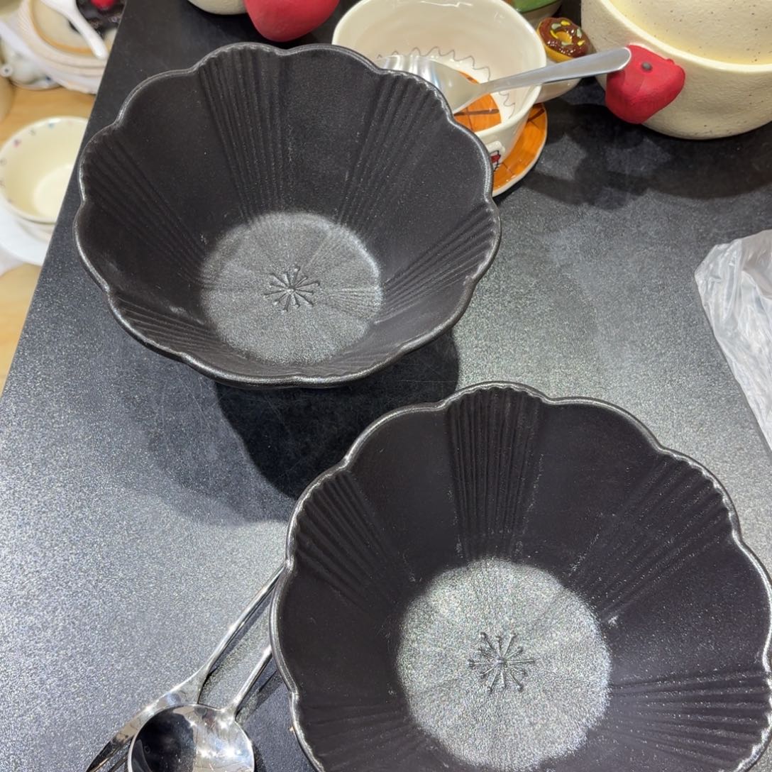 瓷两个7寸面碗两个