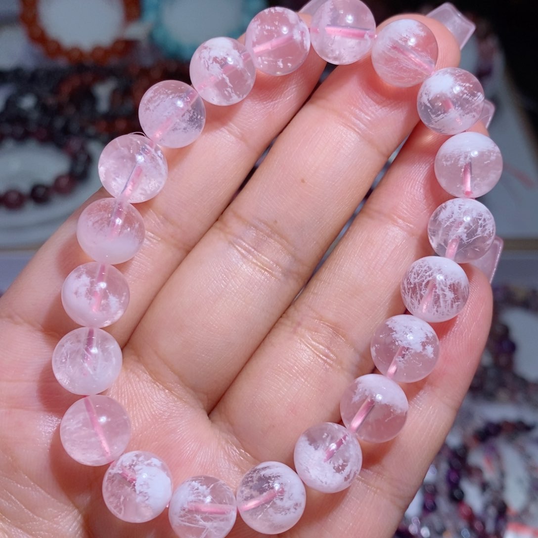 水晶手串未镶嵌幽灵