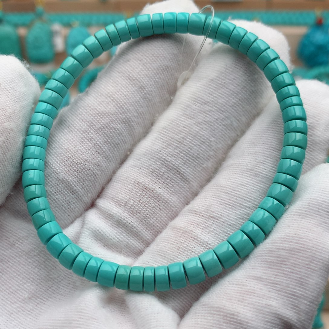 绿松石未镶嵌珠宝奇石5mm