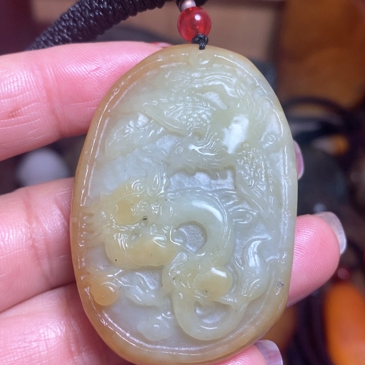 和田玉（糖玉）挂件未镶嵌