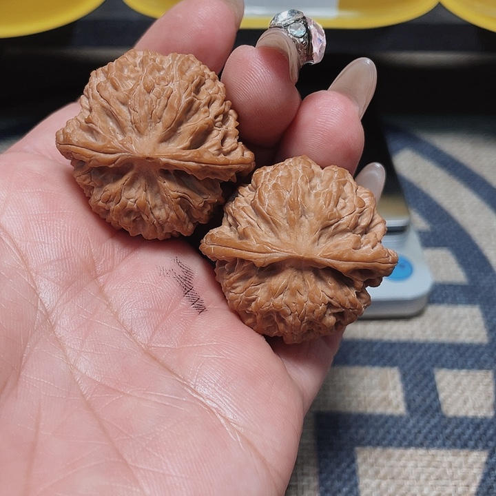 文玩核桃把件豆*苹果36