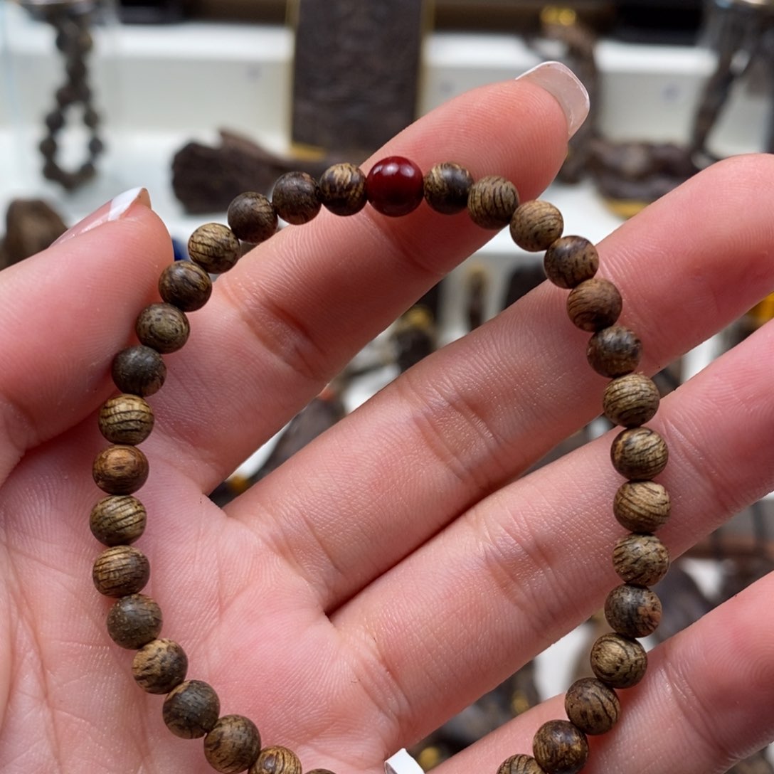 沉香手串文莱九分沉手串89号