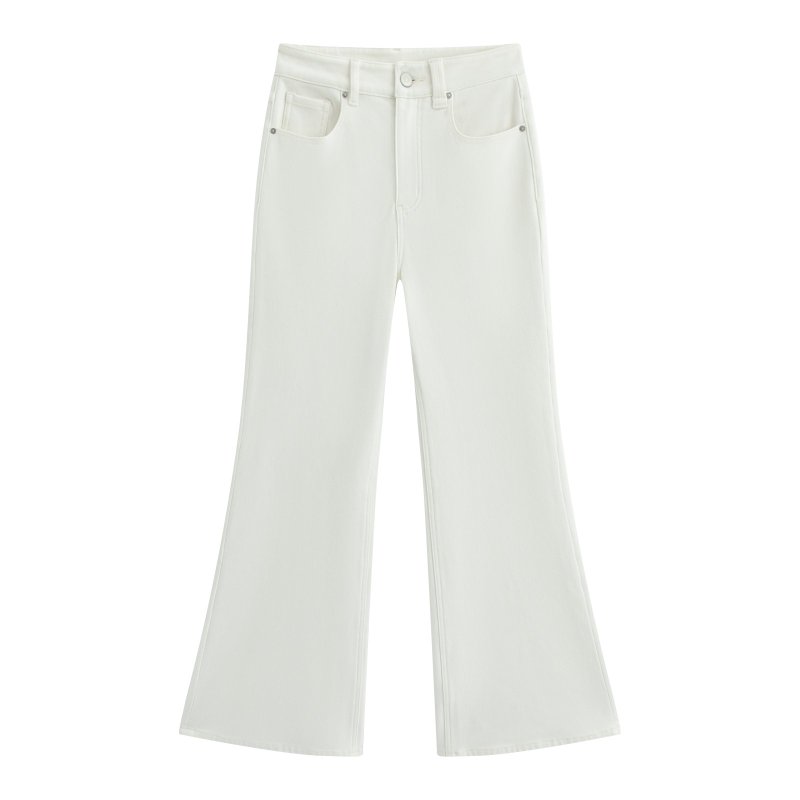 时尚高街 休闲喇叭裤牛仔裤加厚77572