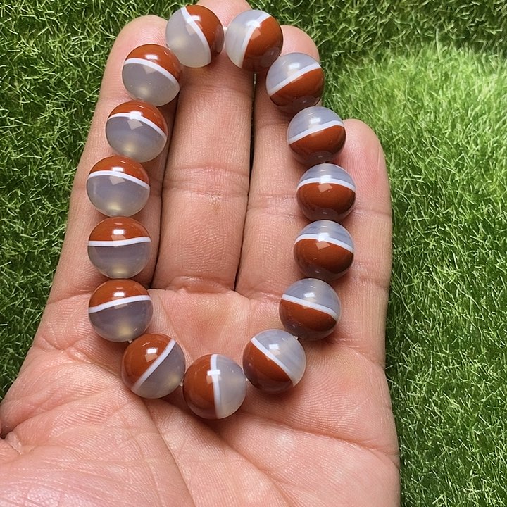 玛瑙/玉髓手链未镶嵌王*