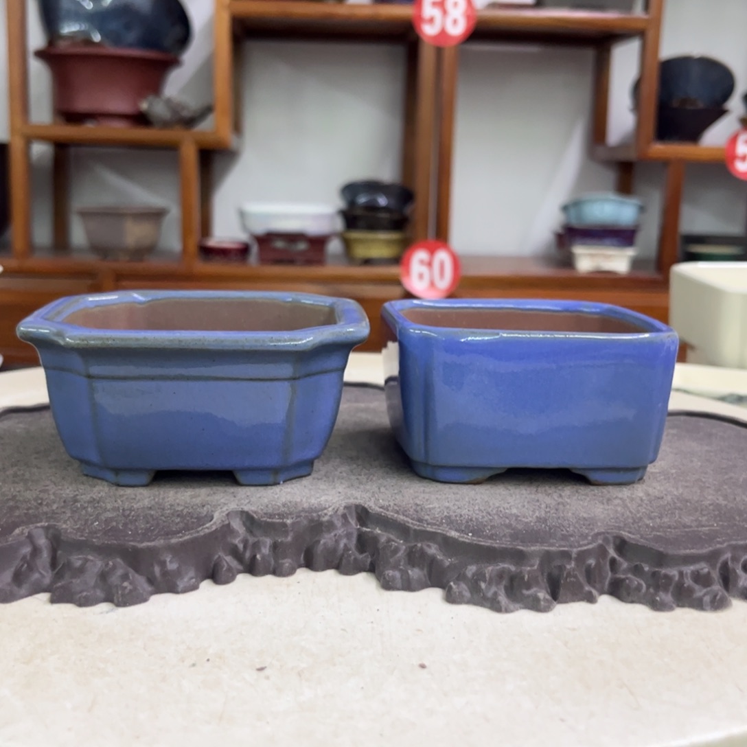 紫砂花盆瑕疵5-9，5-11。。